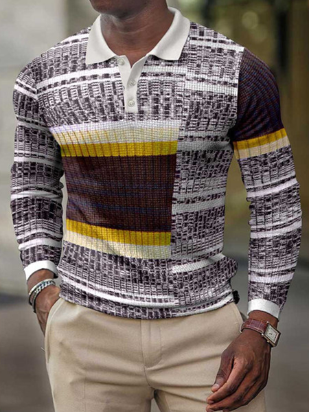 

Polo Cotton Blends Long Sleeve Shirts & Tops, Multicolor, polo