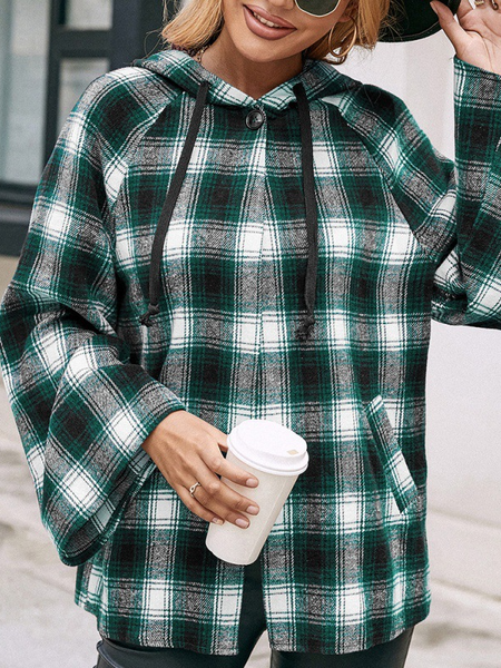 

Pockets Pastoral Outerwear, Dark green, Coats