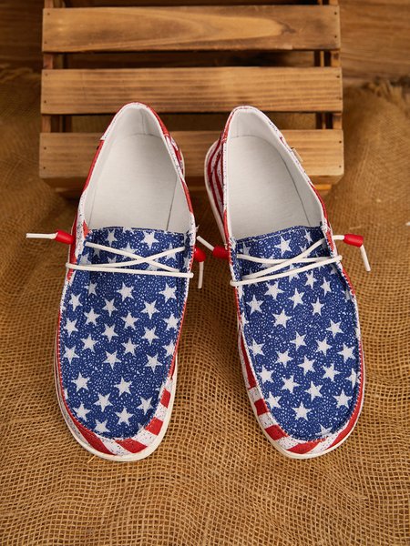

Casual Striped Lace-up Sneakers, As picture, Men's sneakers