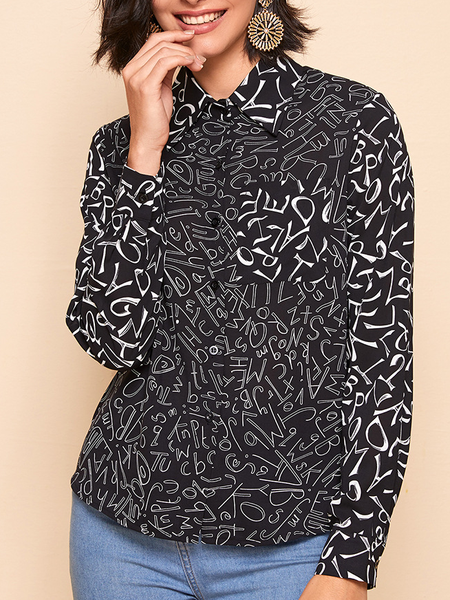 

Black Letter Regular Fit Casual Shirts & Tops, Blouses & Shirts