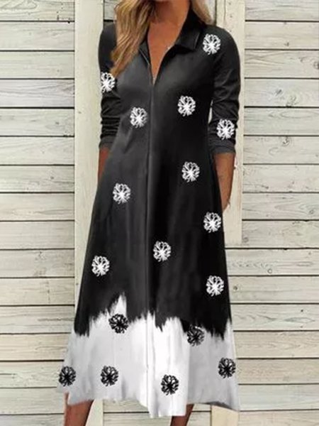 

Vintage Dandelion Dresses, As picture, Midi Dresses