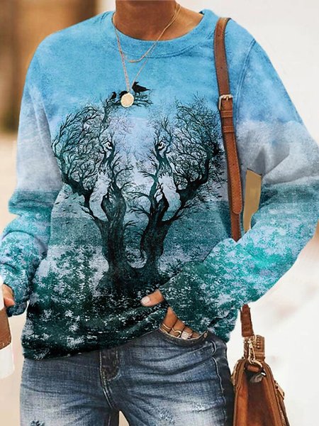 

Loosen Sweatshirt, Blue, Hoodies & Sweatshirts
