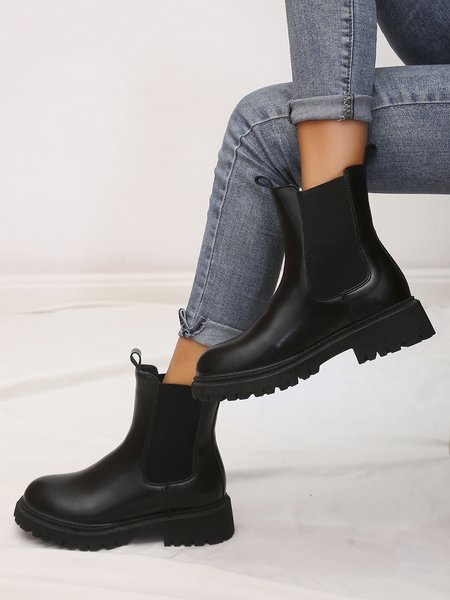 

Casual Simple Chesil Boots, As picture, Boots