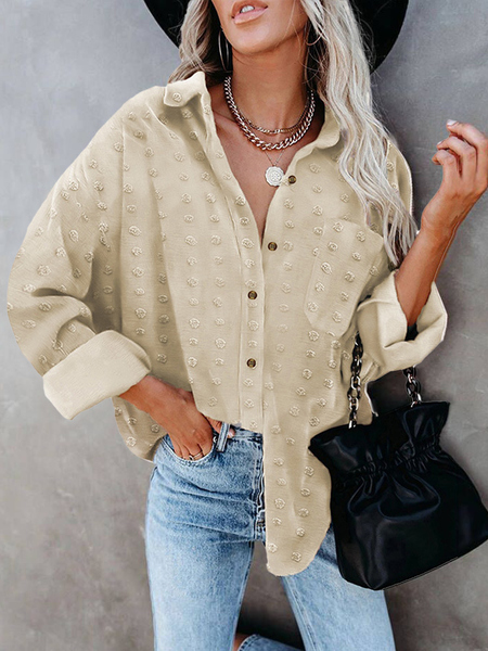 

Allentare Casuale Top, Albicocca, Blouses & Shirts