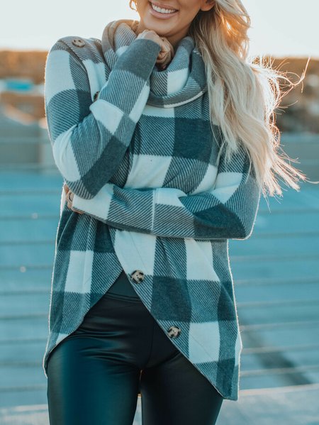 

Cowl Neck Casual Loosen Sweatshirt, Multicolor, Hoodies & Sweatshirts
