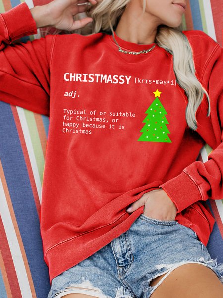 

It's Christmassy Sweatshirt, Red, Hoodies&Sweatshirts