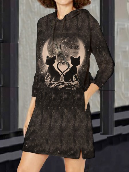 

Animal Casual Regular Fit Dresses, Multicolor, Casual Dresses