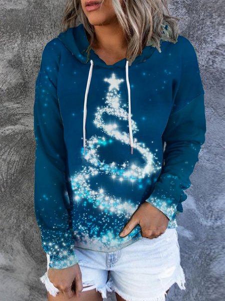 

Casual Christmas Sweatshirt, As picture, Hoodies&Sweatshirts