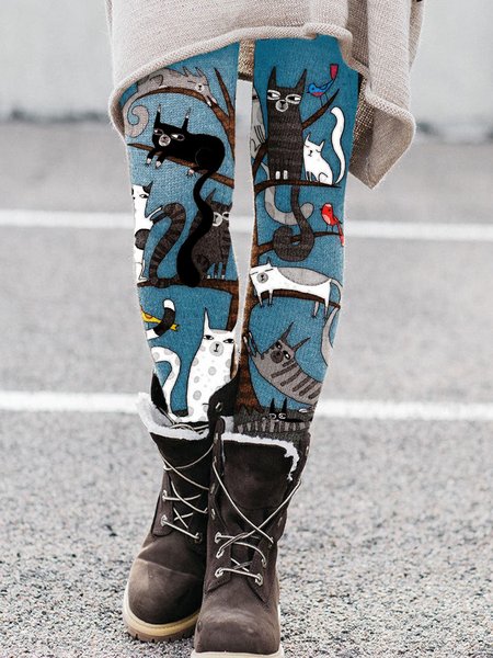 

Animal Pants, Blue, Leggings