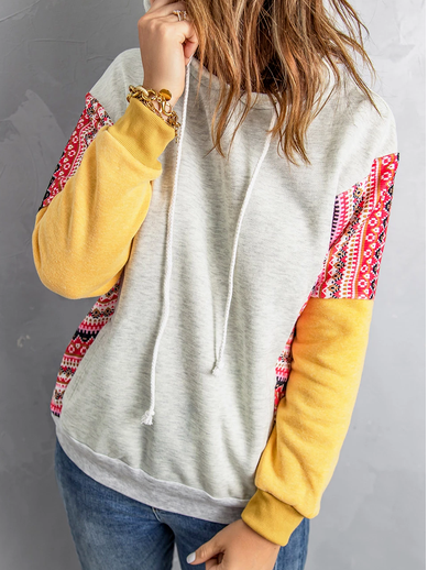 

Basics Tribal Sweatshirt, As picture, Hoodies & Sweatshirts