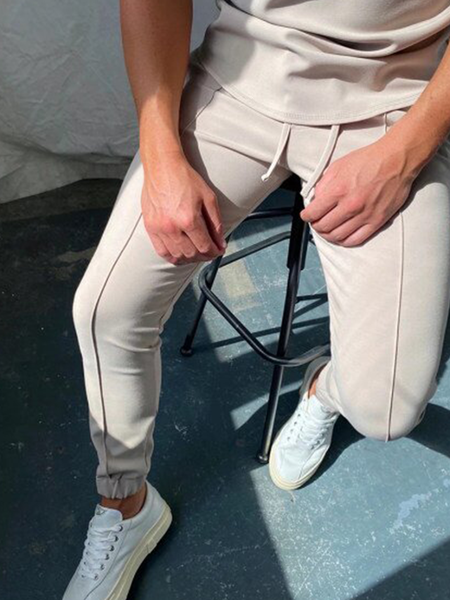 

Plain Pants, Khaki, Men's pants
