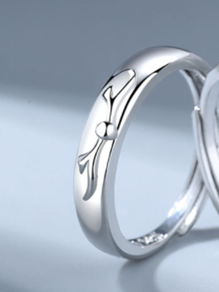 

Casual Household Daily Vintage Christmas Colored Diamond Geometric Rings, White, Rings