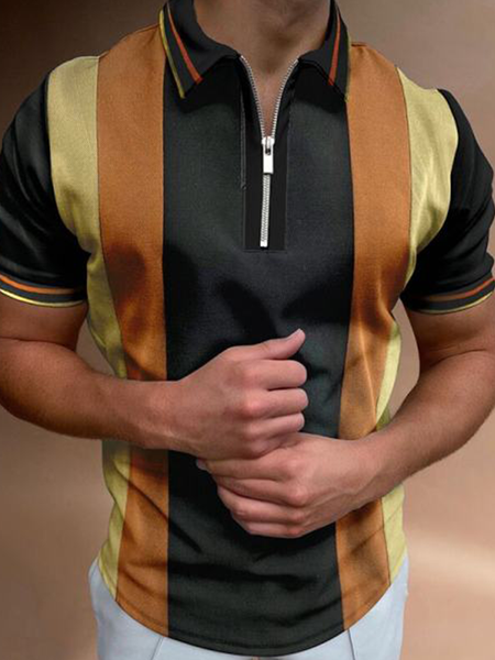 

Outdoor Short Sleeve Lapel Shirts & Tops, Multicolor, Men's t-shirts