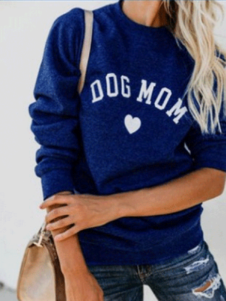 

Casual Raglan Sleeve Shirts & Tops, Blue, Tops