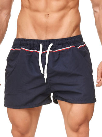 

Cotton Blends Shorts, Navyblue, Men's shorts