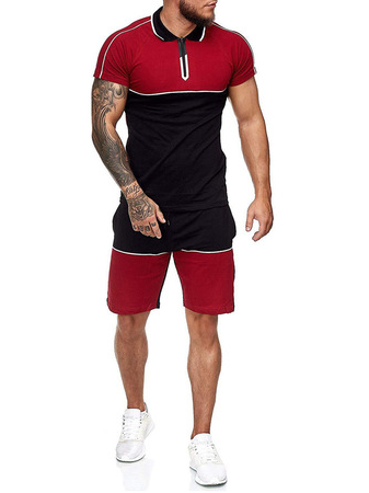 

Casual Two Piece Sets, Red, Men's sets