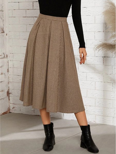 

Sweet Vintage Regular Fit Skirts, Khaki, Skirts