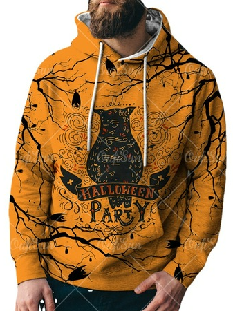 

Hooded Street Sweatshirt, Yellow, Hoodies&Sweatshirts