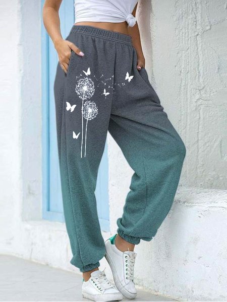 

Loosen Casual Pants, Multicolor, Pants