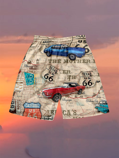 

Casual Pants, As picture, Men's shorts