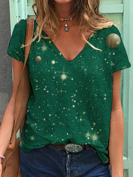 

Green Christmas Eve Women's T-shirt, T-shirts