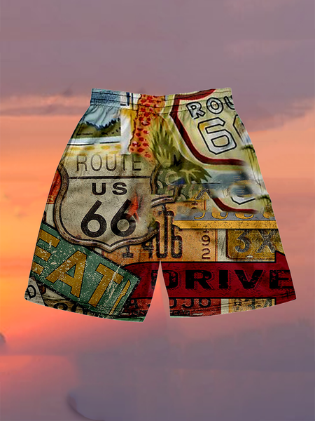 

Vintage Pants, As picture, Men's shorts