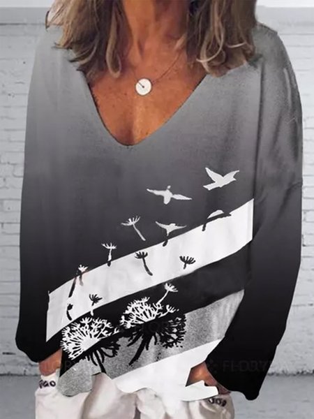 

Sweet Animal Loosen Shirts & Tops, Multicolor, Tunics