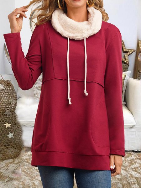 

Party Regular Fit High Neck Sweatshirt, Red, Hoodies & Sweatshirts