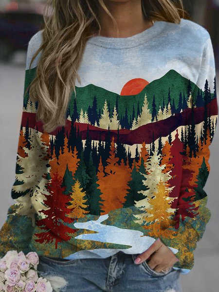 

Abstract Painting Sweatshirt, As picture, Hoodies&Sweatshirts