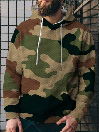 

Long Sleeve Street Sweatshirt, Army green, Hoodies&Sweatshirts