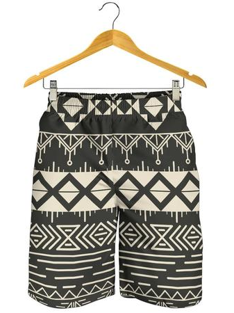 

Geometric Pants, As picture, Men's shorts