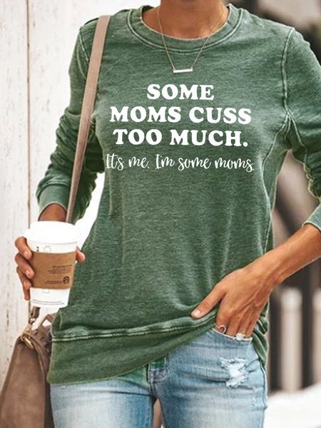 

Casual Letter Sweatshirt, Green, Hoodies&Sweatshirts