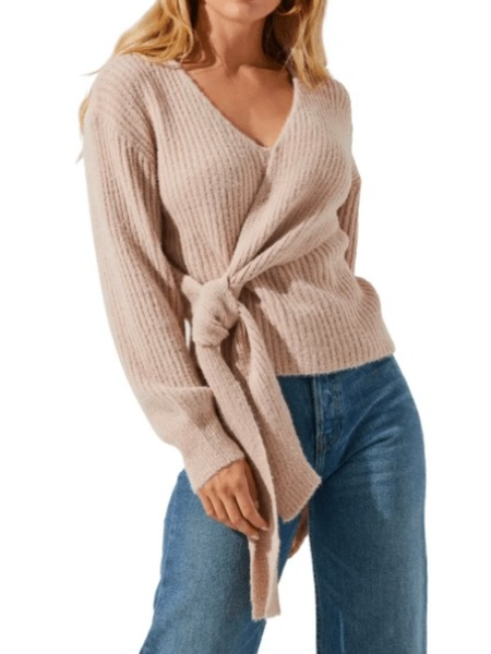 

Winter V Neck High Stretch Daily Mid-weight Sweater, As picture, Pullovers