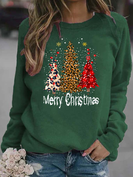 

Natale Casuale Vacanza Girocollo Felpa, Verde scuro, Hoodies & Sweatshirts