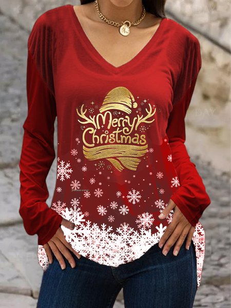 

Christmas Snowman Vintage Shirts & Tops, Red, T-Shirts