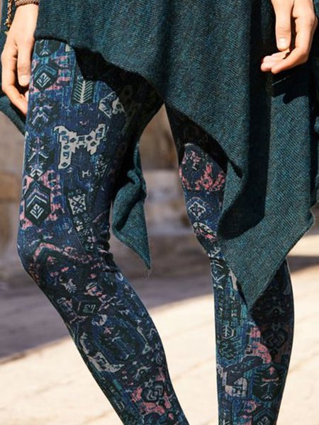 

Tribal Pants, Darkgreen, Leggings