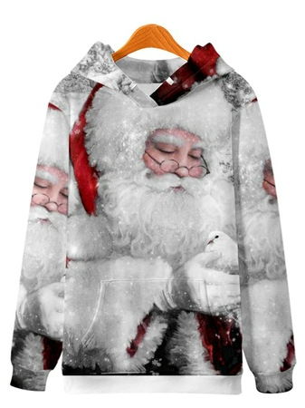 

Long Sleeve Cotton Casual Sweatshirt, As picture, Hoodies