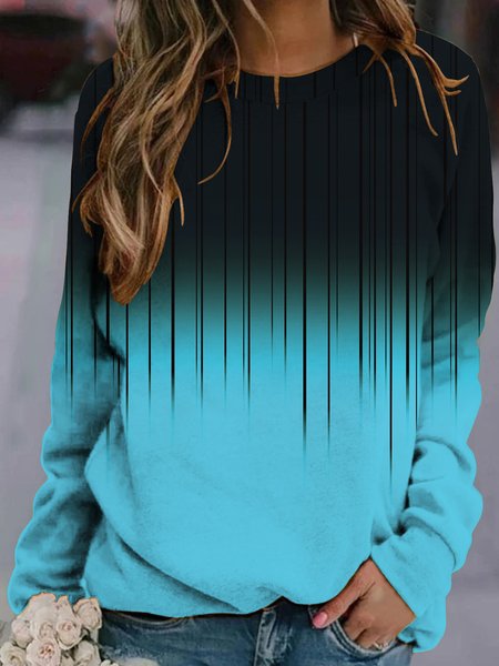 

Cotton Blends Sweatshirt, Blue, Hoodies & Sweatshirts