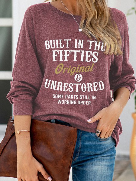 

Built In The Fifties Printed Shirts & Tops, Red, Hoodies&Sweatshirts