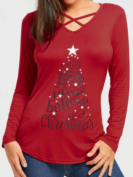 

Casual Shirts & Tops, Red, T-Shirts