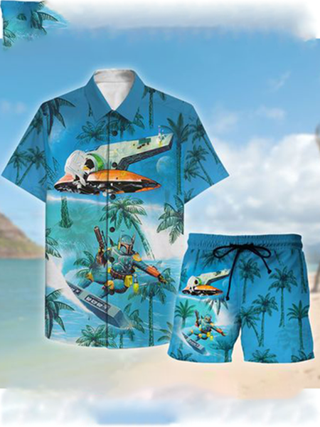 

Abstract Casual Suits, As picture, Men's sets