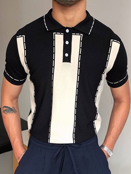 

Short Sleeve Casual Shirts & Tops, Black, Men's t-shirts