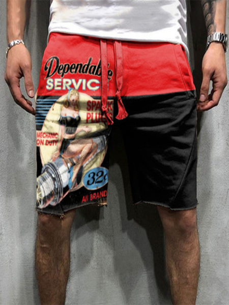 

Casual Pants, As picture, Men's shorts