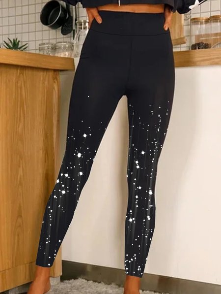 

Gradient Leggings Yoga Leggings, Black, Leggings