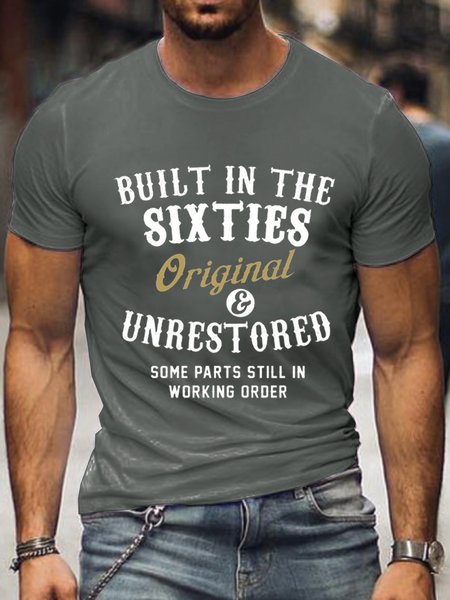 

Built In The Sixties Printed Shirts & Tops, Deep gray, T-shirts