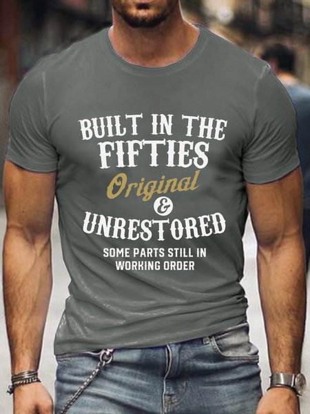 

Built In The Fifties Printed Shirts & Tops, Deep gray, T-shirts