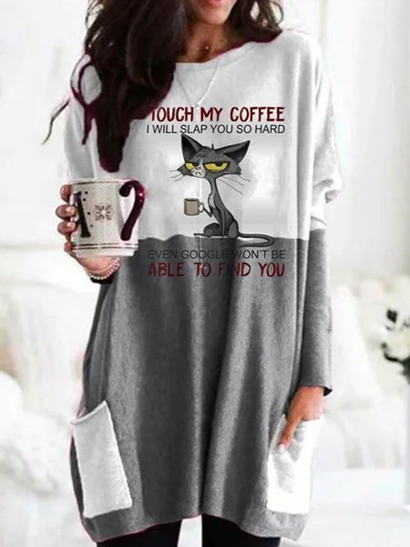 

Casual Crew Neck Shirts & Tops, White, Tops