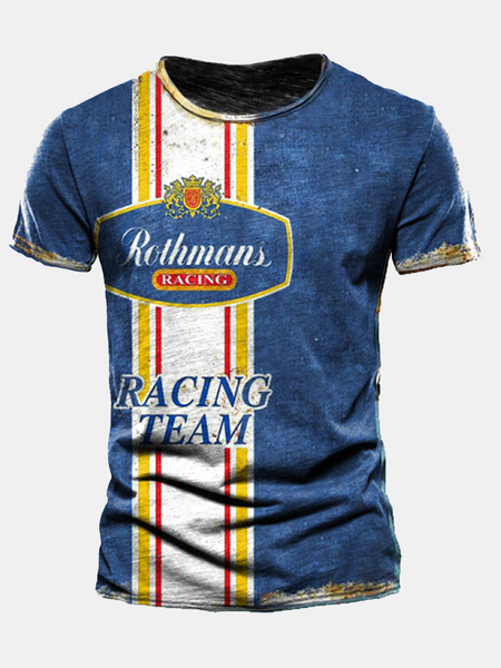 

Short Sleeve Vintage Shirts & Tops, Multicolor, Men's t-shirts
