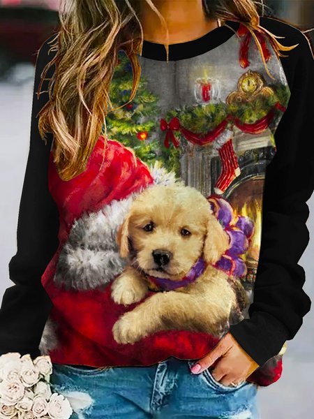 

Christmas gifts women's sweatshirts, Black, Hoodies&Sweatshirts