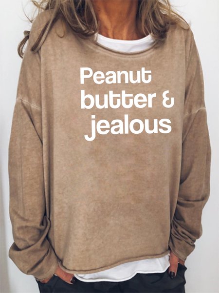 

Peanut Butter & Jealous Sweatshirt, Khaki, Hoodies&Sweatshirts